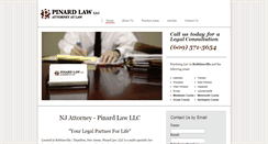 Desktop Screenshot of pinardlaw.com